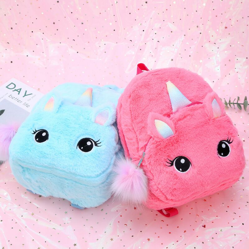 The Unicorn new Unicorn backpack for girls cartoon bag Unicorn bag for children