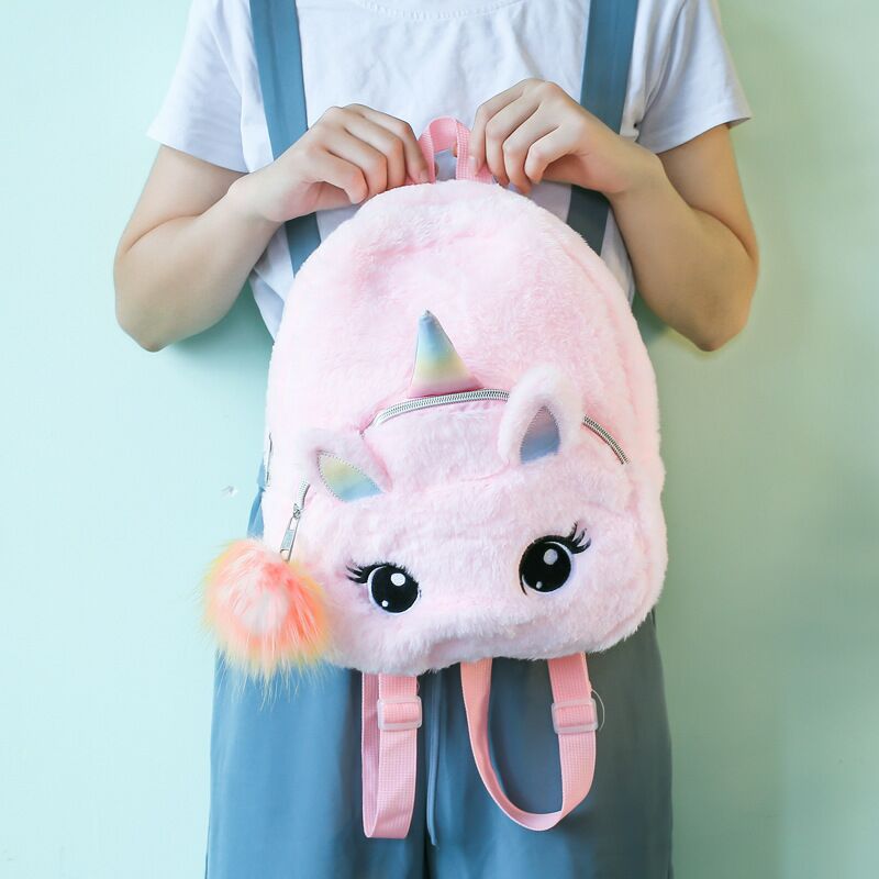 The Unicorn new Unicorn backpack for girls cartoon bag Unicorn bag for children