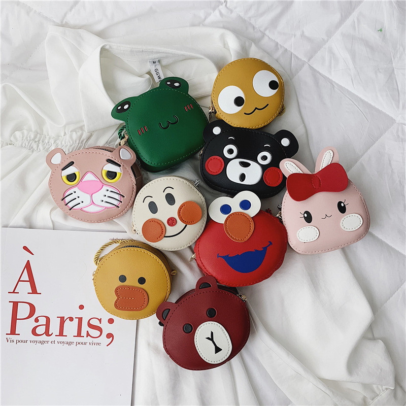 Children&#039;s Bag Baby Girl Fashion Shoulder Messenger Bag All-Match Cartoon Bag Change Princess Bag