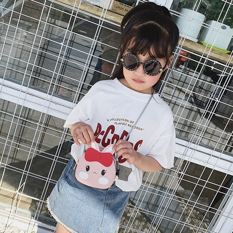 Children&#039;s Bag Baby Girl Fashion Shoulder Messenger Bag All-Match Cartoon Bag Change Princess Bag