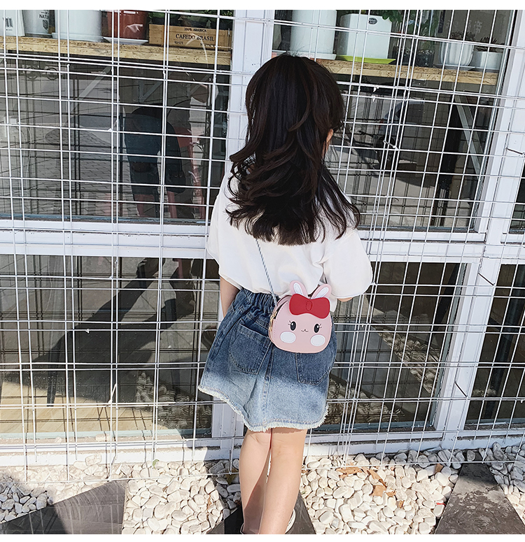 Children's Bag Baby Girl Fashion Shoulder Messenger Bag All-Match Cartoon Bag Change Princess Bag