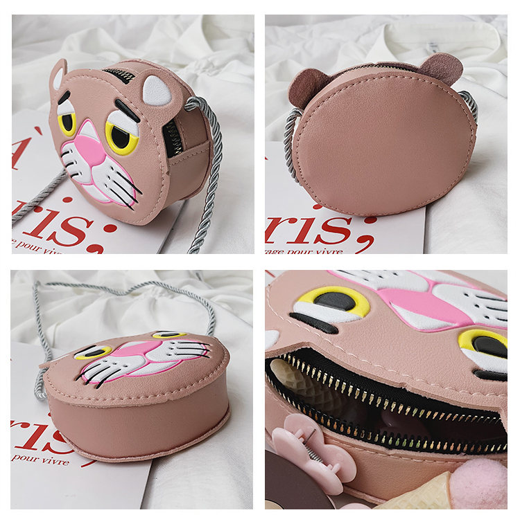 Children's Bag Baby Girl Fashion Shoulder Messenger Bag All-Match Cartoon Bag Change Princess Bag