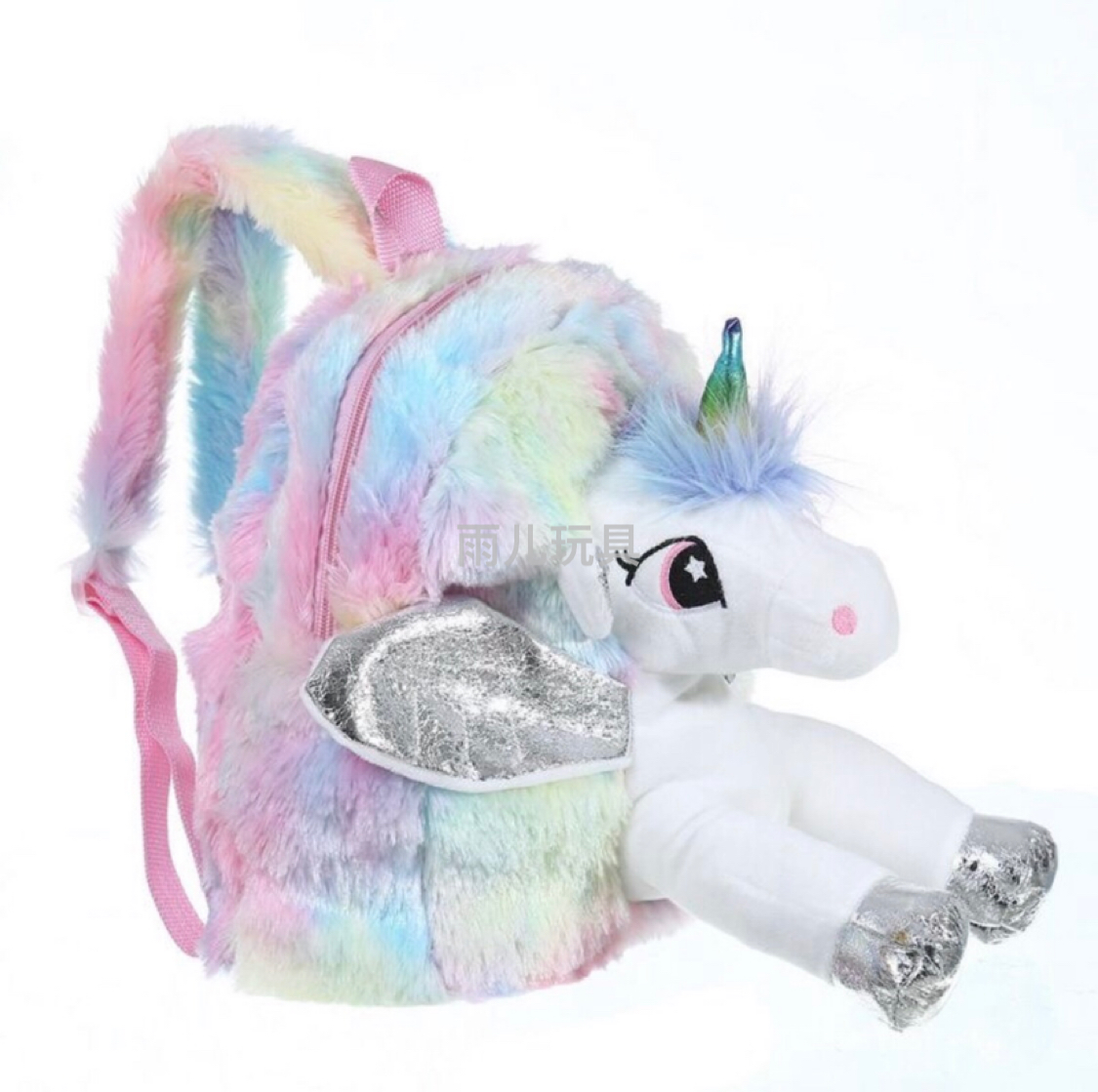 Plush Toy Bag Toy Bag Unicorn School Bag Plush Unicorn Backpack Backpack Children School Bag Cartoon Bag