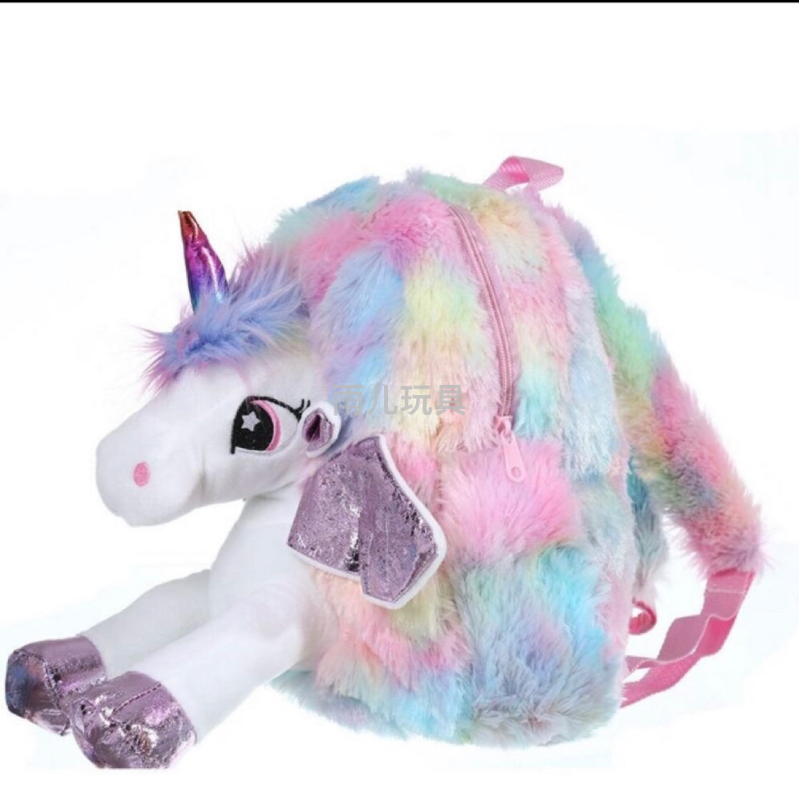 Plush Toy Bag Toy Bag Unicorn School Bag Plush Unicorn Backpack Backpack Children School Bag Cartoon Bag