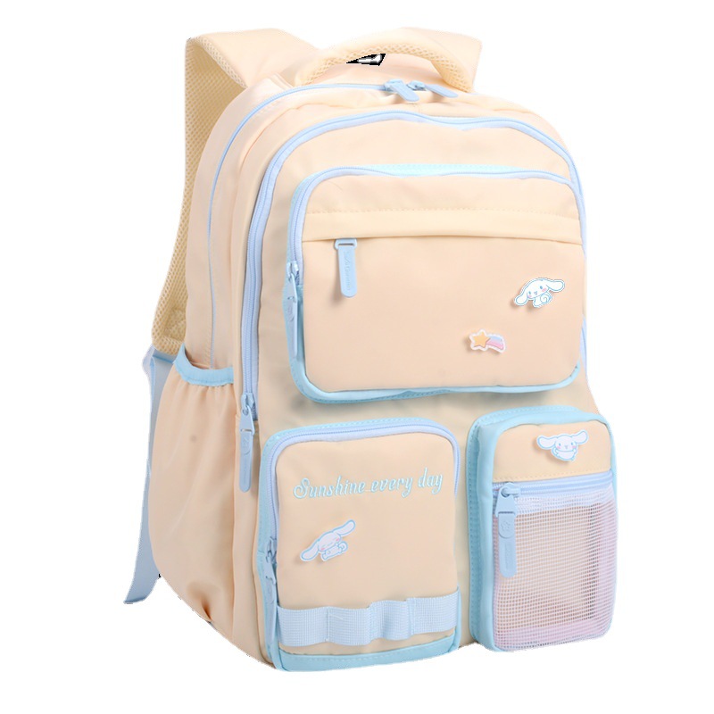 Hellokitty Children&#039;s Schoolbag Elementary School Girl Portable Burden Alleviation Back Care Cartoon Bag Wholesale