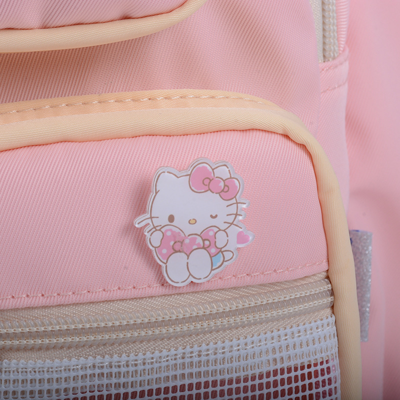 Hellokitty Children's Schoolbag Elementary School Girl Portable Burden Alleviation Back Care Cartoon Bag Wholesale