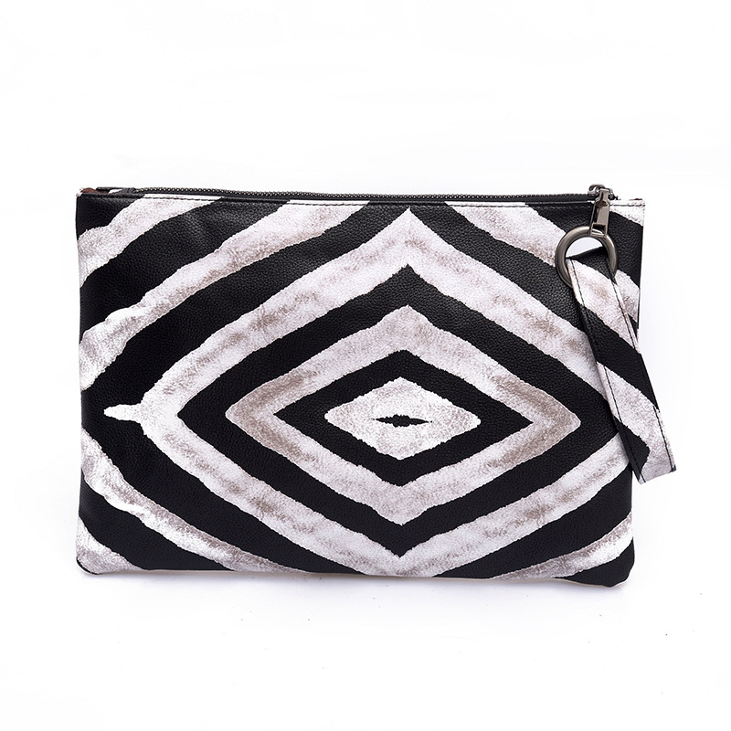 INS Clutch Female 2020 Trendy Korean Style Leopard Print Elegance Retro Hong Kong Style Fashion Tablet Bag