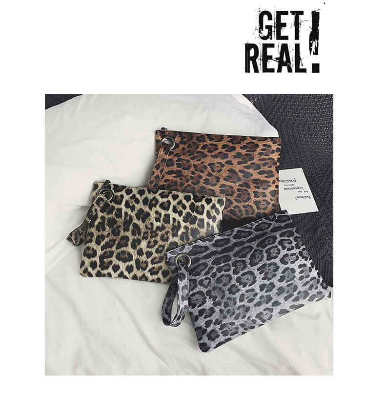 INS Clutch Female 2020 Trendy Korean Style Leopard Print Elegance Retro Hong Kong Style Fashion Tablet Bag INS Clutch Female 2020 Trendy Korean Style Leopard Print Elegance Retro Hong Kong Style Fashion Tablet Bag