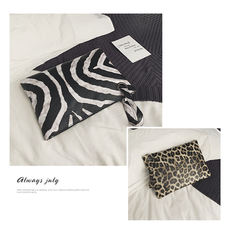 INS Clutch Female 2020 Trendy Korean Style Leopard Print Elegance Retro Hong Kong Style Fashion Tablet Bag INS Clutch Female 2020 Trendy Korean Style Leopard Print Elegance Retro Hong Kong Style Fashion Tablet Bag