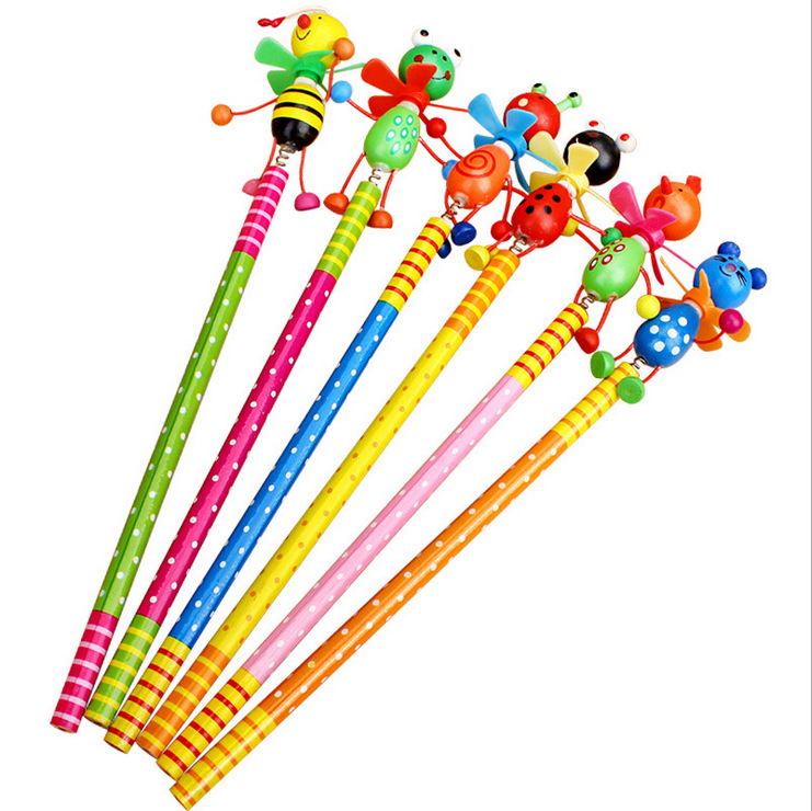 Cartoon Windmill Series Animal Pencil Creative Wooden Pencil Fun Children's Pencil Tablet HB Pencil Cartoon Windmill Series Animal Pencil Creative Wooden Pencil Fun Children's Pencil Tablet HB Pencil