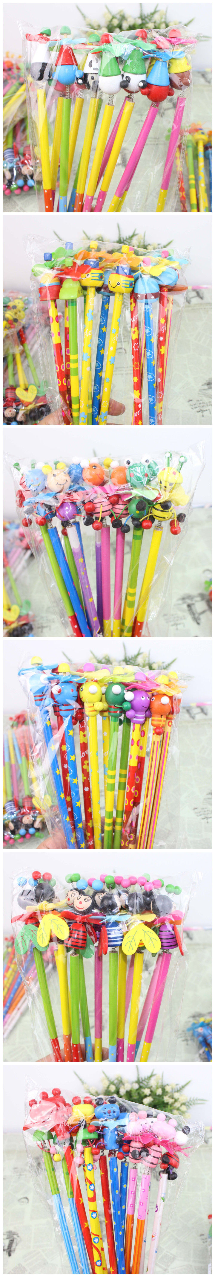 Cartoon Windmill Series Animal Pencil Creative Wooden Pencil Fun Children's Pencil Tablet HB Pencil Cartoon Windmill Series Animal Pencil Creative Wooden Pencil Fun Children's Pencil Tablet HB Pencil