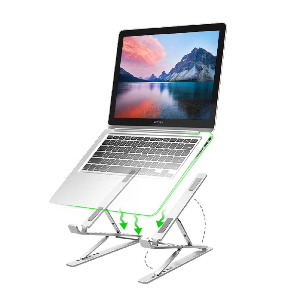 Dissipation Folding Notebook Tablet PC Support Aluminum Alloy Desktop Storage Lifting Radiator Suspended Portable Base
