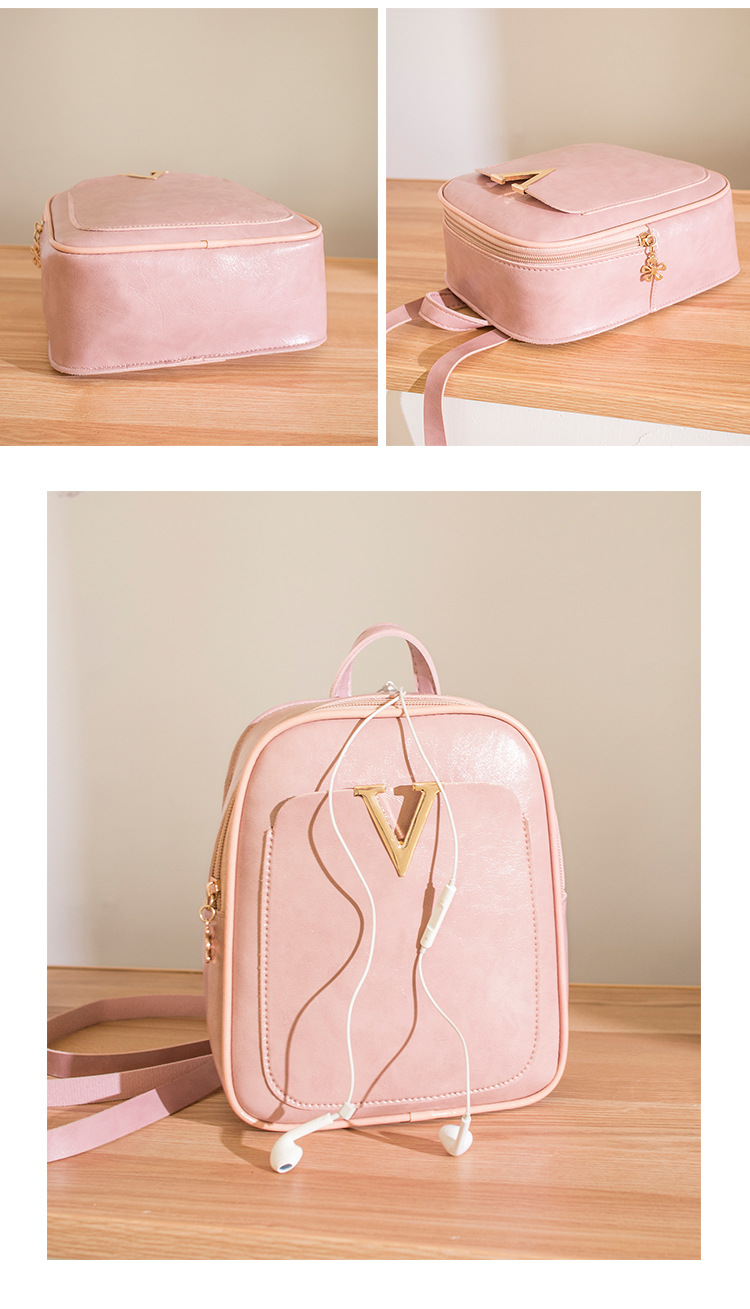 Small Bookbag 2021 Korean Women Bag Street Trendy Small Backpack Handbag Shoulder Messenger Bag Pu Oily Leather Small Bag Small Bookbag 2021 Korean Women Bag Street Trendy Small Backpack Handbag Shoulder Messenger Bag Pu Oily Leather Small Bag