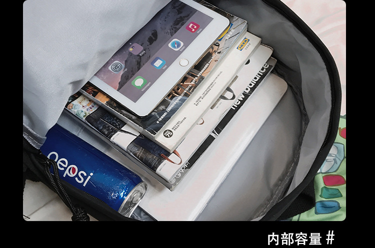 Vintage Canvas Backpack Student Schoolbag Large Capacity Solid Color Multi-Pocket Backpack Vintage Style Korean Hipster Women Bag