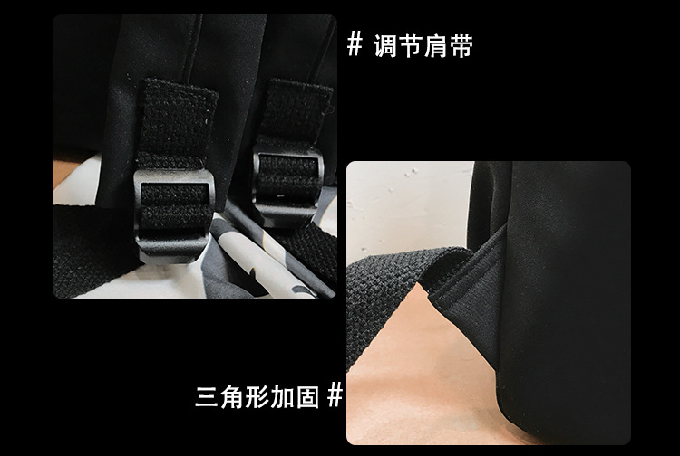Vintage Canvas Backpack Student Schoolbag Large Capacity Solid Color Multi-Pocket Backpack Vintage Style Korean Hipster Women Bag