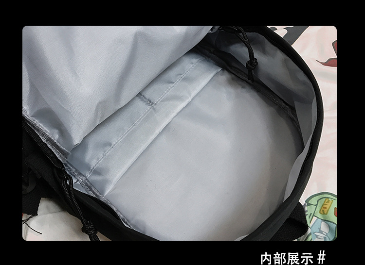 Vintage Canvas Backpack Student Schoolbag Large Capacity Solid Color Multi-Pocket Backpack Vintage Style Korean Hipster Women Bag