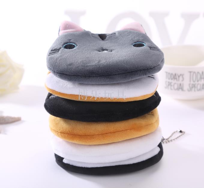 Zero wallet animal plush cute cartoon cloth art female key bag coin purse small purse.