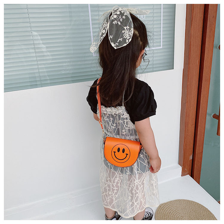 Customized 2021 Summer New Children's Bags Candy Color Pu Shoulder Girls' Coin Purse Cute Smiley Face Crossbody Coin Purse Customized 2021 Summer New Children's Bags Candy Color Pu Shoulder Girls' Coin Purse Cute Smiley Face Crossbody Coin Purse