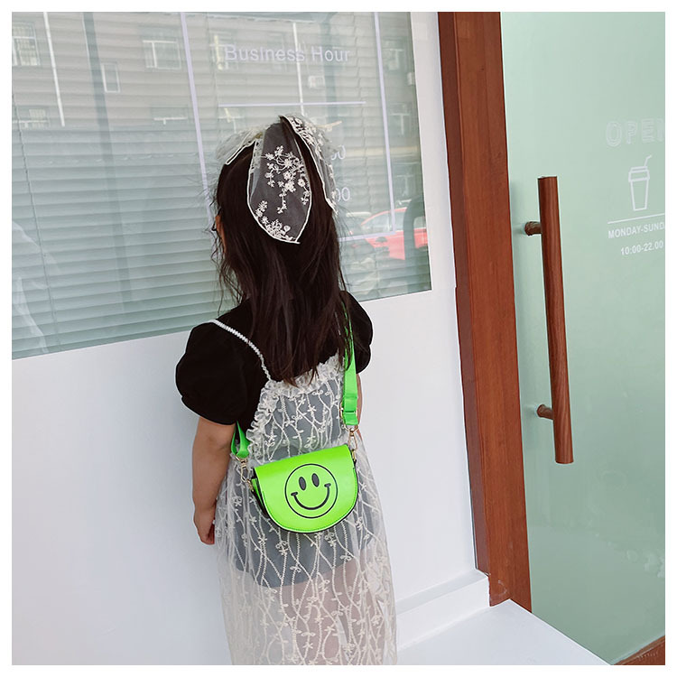 Customized 2021 Summer New Children's Bags Candy Color Pu Shoulder Girls' Coin Purse Cute Smiley Face Crossbody Coin Purse Customized 2021 Summer New Children's Bags Candy Color Pu Shoulder Girls' Coin Purse Cute Smiley Face Crossbody Coin Purse