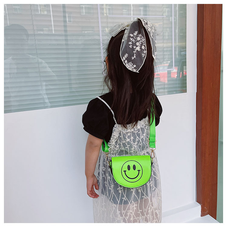 Customized 2021 Summer New Children's Bags Candy Color Pu Shoulder Girls' Coin Purse Cute Smiley Face Crossbody Coin Purse Customized 2021 Summer New Children's Bags Candy Color Pu Shoulder Girls' Coin Purse Cute Smiley Face Crossbody Coin Purse