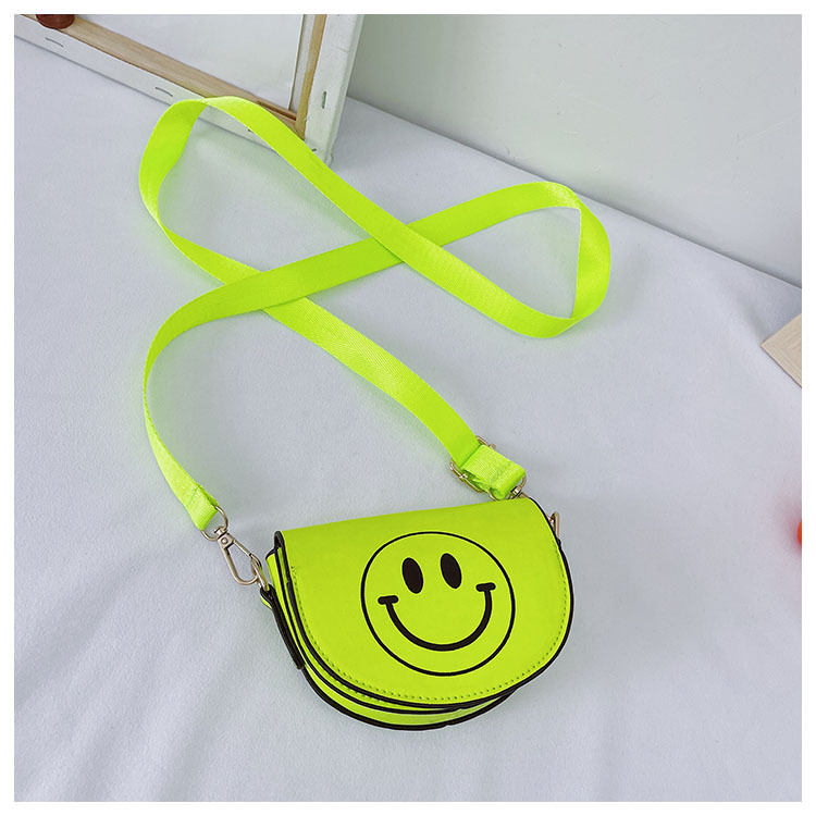 Customized 2021 Summer New Children's Bags Candy Color Pu Shoulder Girls' Coin Purse Cute Smiley Face Crossbody Coin Purse Customized 2021 Summer New Children's Bags Candy Color Pu Shoulder Girls' Coin Purse Cute Smiley Face Crossbody Coin Purse