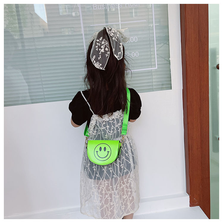 Customized 2021 Summer New Children's Bags Candy Color Pu Shoulder Girls' Coin Purse Cute Smiley Face Crossbody Coin Purse Customized 2021 Summer New Children's Bags Candy Color Pu Shoulder Girls' Coin Purse Cute Smiley Face Crossbody Coin Purse