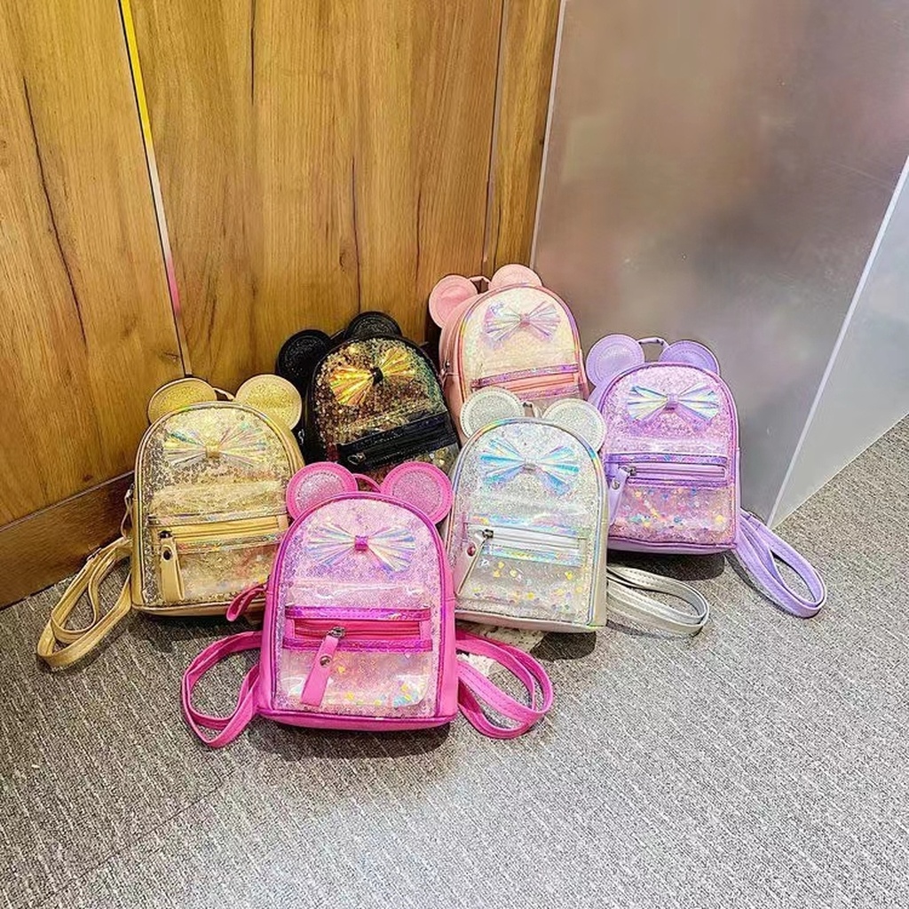 New Cartoon Children 'S Bag Cute Unicorn Sequined Baby Girl Accessories Coin Purse Mini Girl 'S Crossbody Bag