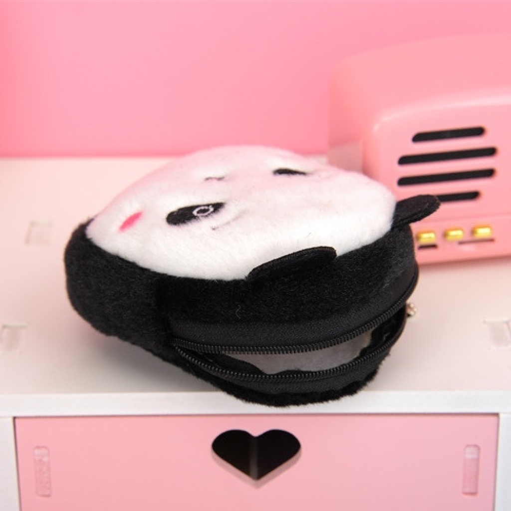 Cute Panda Coin Purse Cartoon Girlish Plush Stereo Pack Bank Card Package Mini Purse Supplies for Night Market D Cute Panda Coin Purse Cartoon Girlish Plush Stereo Pack Bank Card Package Mini Purse Supplies for Night Market D