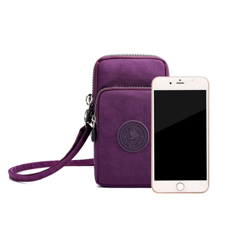 Mom Bag New Crossbody Mobile Cosmetic Bag Korean Style Shoulder Bag Arm Bag Super Practical Multi-Layer Zipper Pouch