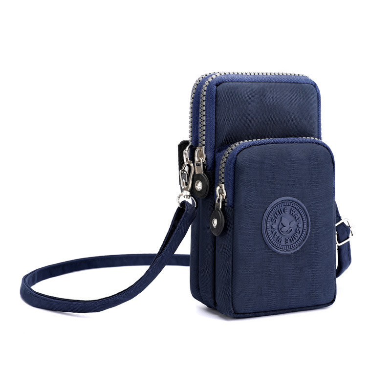 Mom Bag New Crossbody Mobile Cosmetic Bag Korean Style Shoulder Bag Arm Bag Super Practical Multi-Layer Zipper Pouch