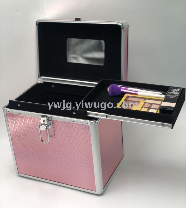 Manicure, beauty and cearrings cosmetic box large capacity to receive cosmetic box cosmetic bag automatic chute cosmetic work box