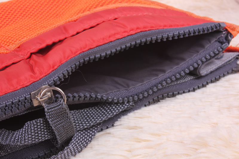 South Korean version with double zipper cosmetic bag desk storige bag