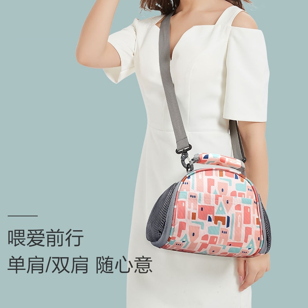 Small Outing Mummy Bag Fashionable Simple Milk Insulated Bag Multi-Functional Messenger Bag Breast Milk Preservation Refrigerated Handbag Small Outing Mummy Bag Fashionable Simple Milk Insulated Bag Multi-Functional Messenger Bag Breast Milk Preservation Refrigerated Handbag