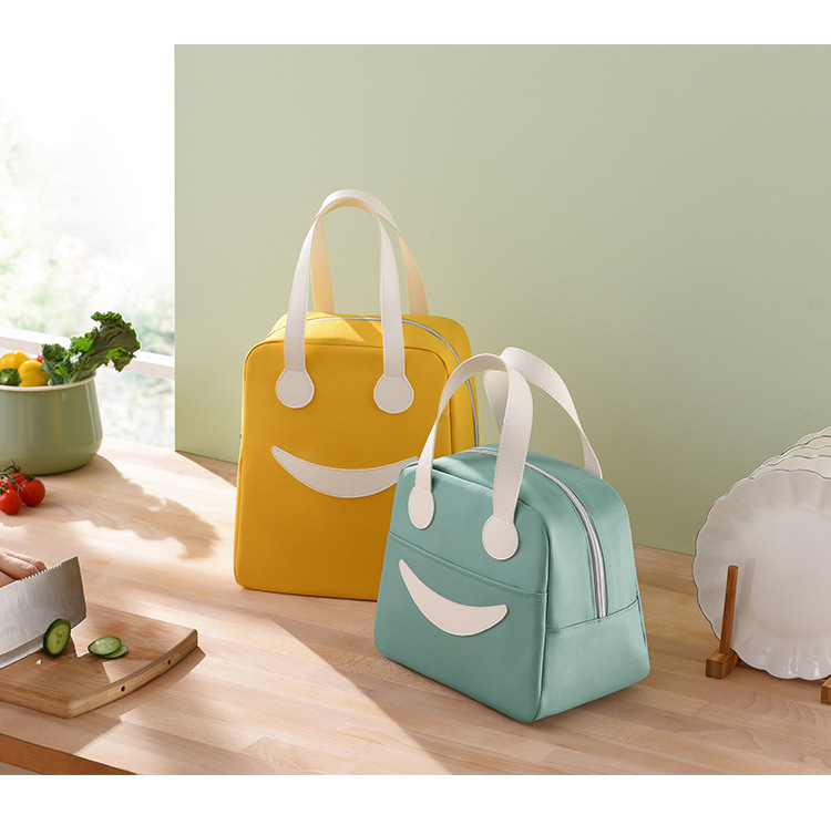 Beilian Portable Lunch Box Bag Thick Aluminum Foil Insulated Lunch Box Bag Student Cute Lunch Bag Oxford Cloth Lunch Bag
