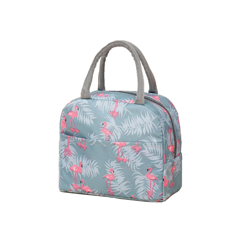 New Printed Lunch Box Bag Outdoor Thickened Winter Warm Insulated Bag Cartoon Cute Pet Lunch Bag for Work