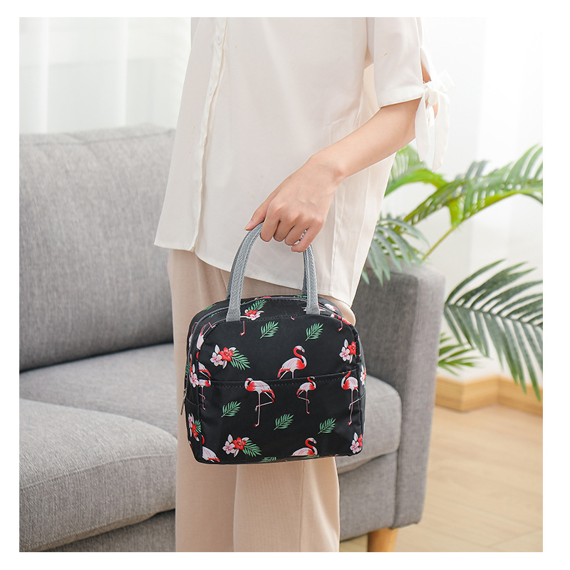 New Printed Lunch Box Bag Outdoor Thickened Winter Warm Insulated Bag Cartoon Cute Pet Lunch Bag for Work New Printed Lunch Box Bag Outdoor Thickened Winter Warm Insulated Bag Cartoon Cute Pet Lunch Bag for Work