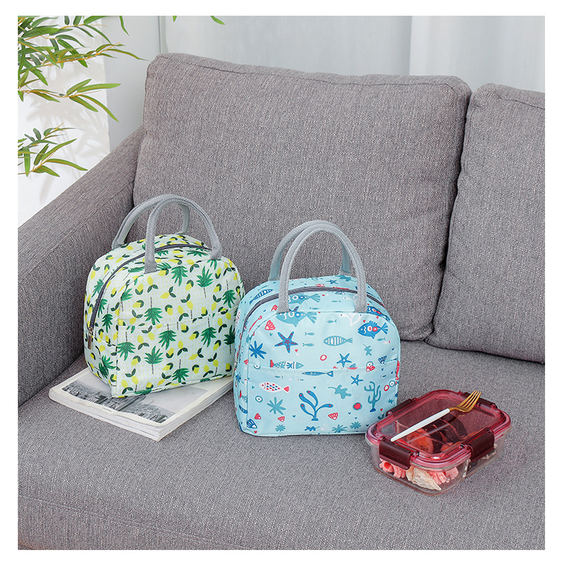 New Printed Lunch Box Bag Outdoor Thickened Winter Warm Insulated Bag Cartoon Cute Pet Lunch Bag for Work New Printed Lunch Box Bag Outdoor Thickened Winter Warm Insulated Bag Cartoon Cute Pet Lunch Bag for Work