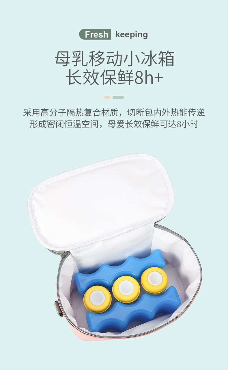 Cross-Border Fashion Milk Insulated Bag Mother and Baby Breast Milk Storage Bag Multi-Functional Mummy Bag One Shoulder Combination Bags Insulating Milk Bottle Storage Bag Cross-Border Fashion Milk Insulated Bag Mother and Baby Breast Milk Storage Bag Multi-Functional Mummy Bag One Shoulder Combination Bags Insulating Milk Bottle Storage Bag