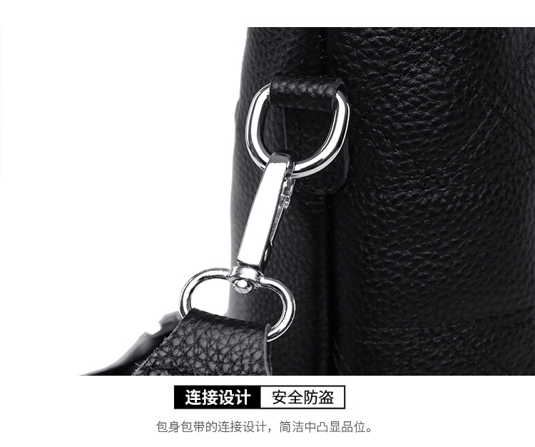 Cross-Border Genuine Leather Women's Bag Embroidery Thread Small Chanel-Style Bag Bucket Bag 2022 Trendy Fashion First Layer Leather One-Shoulder Messenger Bag