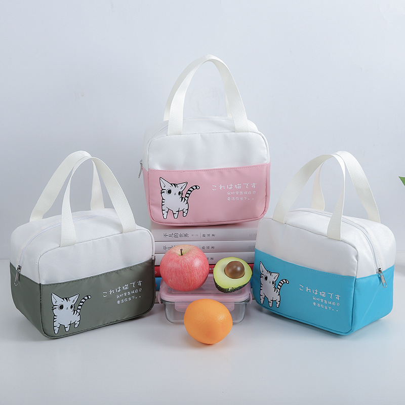 Amazon Foreign Trade Thermal Insulated Lunch Bag Portable Outdoor Picnic Lunch Bag Thick Aluminum Foil Ice Pack Lunch Box Bag Customization