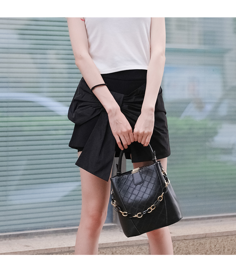 handbags bucket bag fashion bag crossbody bag Chain pendant All-Match women bag foreign popular style 13594