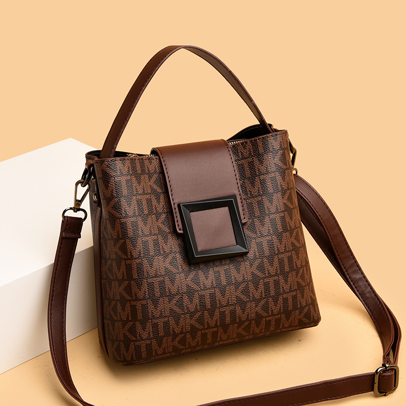 Fashion Women&#039;s Bag Women&#039;s Printed Shoulder Bag Leisure Bucket Bag Handbag Messenger Bag
