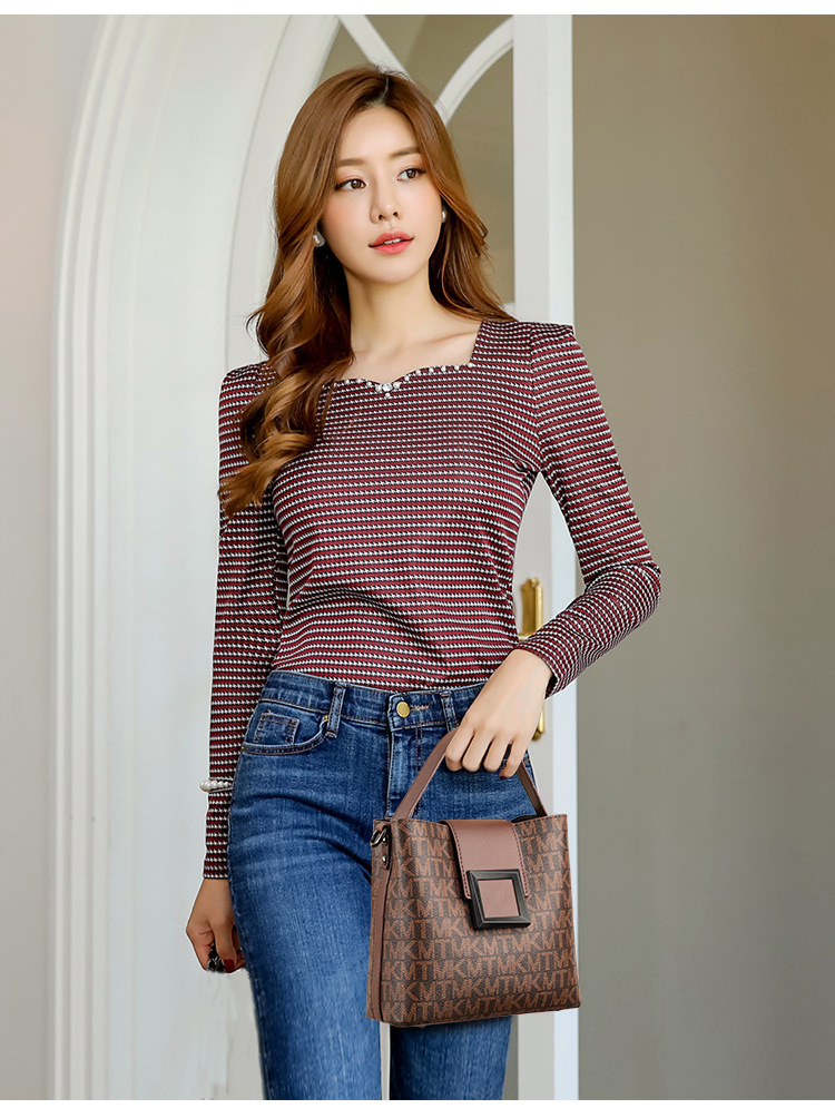 Fashion Women's Bag Women's Printed Shoulder Bag Leisure Bucket Bag Handbag Messenger Bag Fashion Women's Bag Women's Printed Shoulder Bag Leisure Bucket Bag Handbag Messenger Bag