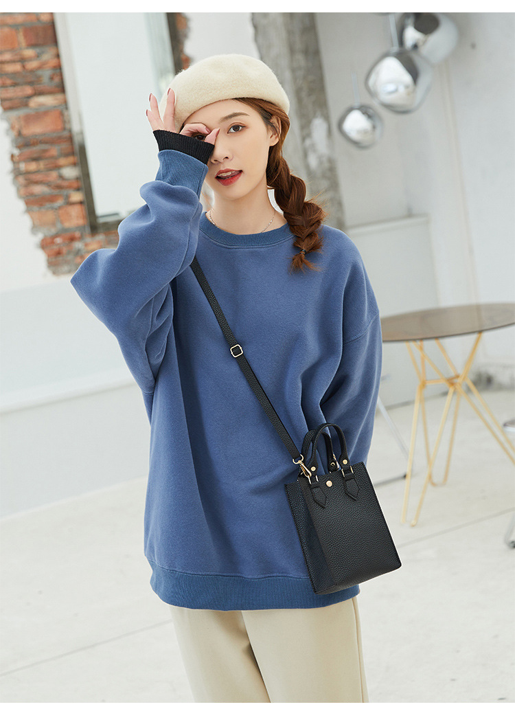 Women's Bag 2021 New Lychee Pattern Portable Crossbody Small Bucket Bag Leisure Phone Bag One Piece Dropshipping Foreign Trade Small Bag