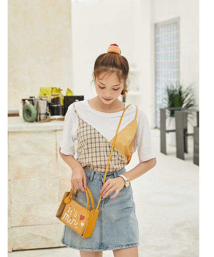 Women's Foreign Trade Bags 2021 Summer Autumn New Style Korean Style Trendy Printing Transparent Son Mother Bag Shoulder Crossbody Portable Bucket Bag Women's Foreign Trade Bags 2021 Summer Autumn New Style Korean Style Trendy Printing Transparent Son Mother Bag Shoulder Crossbody Portable Bucket Bag