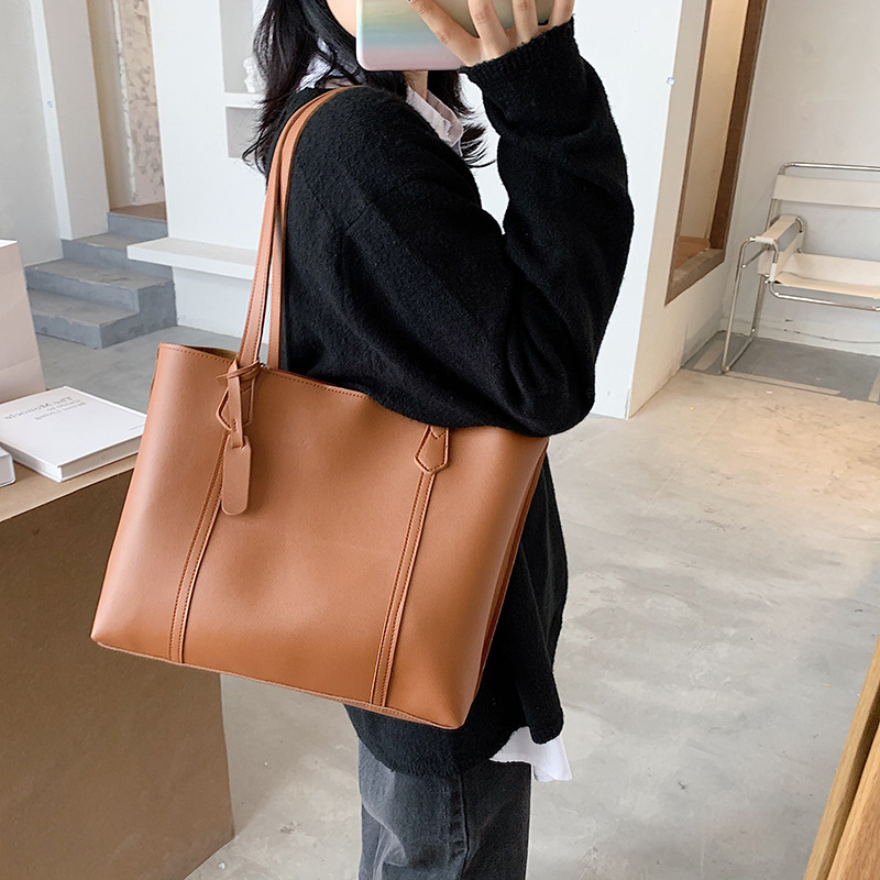 2021 New Trendy Women's Bag Net Red Casual Tote Bag All-Match Ins One-Shoulder Portable Bucket Bag