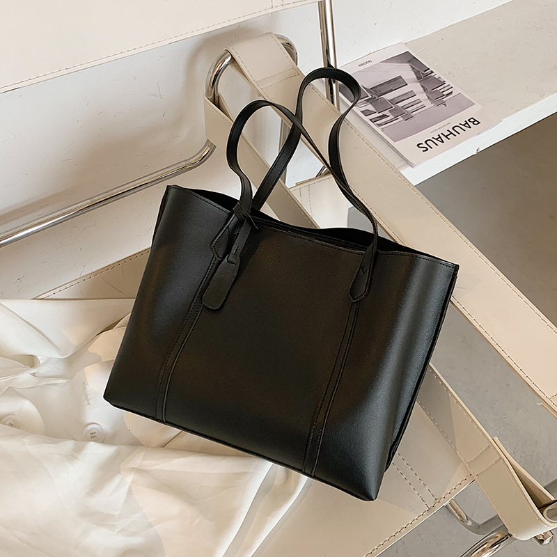 2021 New Trendy Women's Bag Net Red Casual Tote Bag All-Match Ins One-Shoulder Portable Bucket Bag