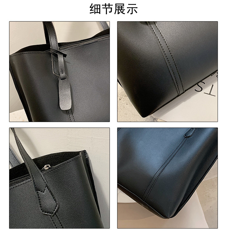 2021 New Trendy Women's Bag Net Red Casual Tote Bag All-Match Ins One-Shoulder Portable Bucket Bag