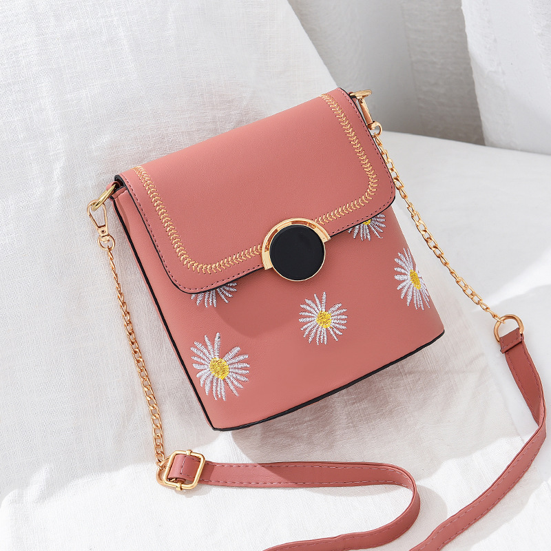 Women&#039;s Bucket bag 2020 New one-shoulder cross-body bag Korean fashion trend Daisy bag