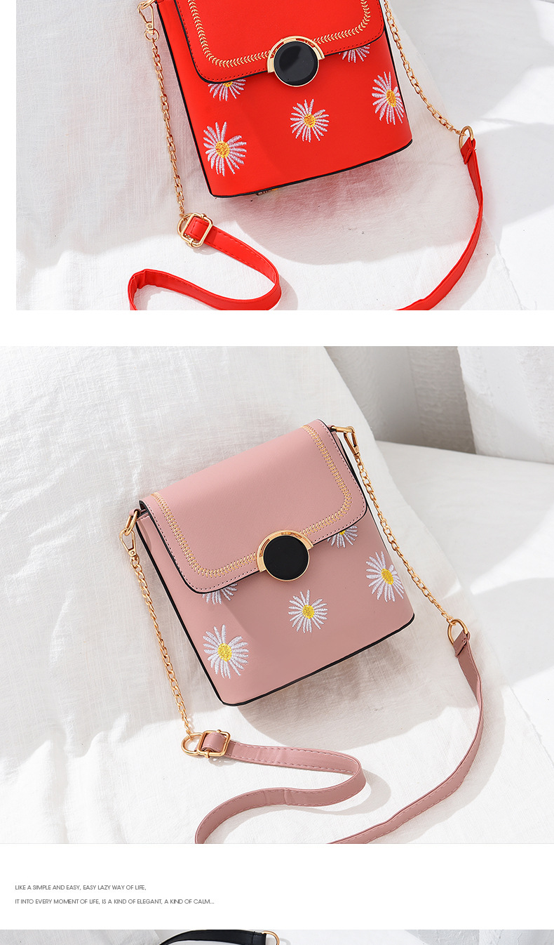 Women's Bucket bag 2020 New one-shoulder cross-body bag Korean fashion trend Daisy bag